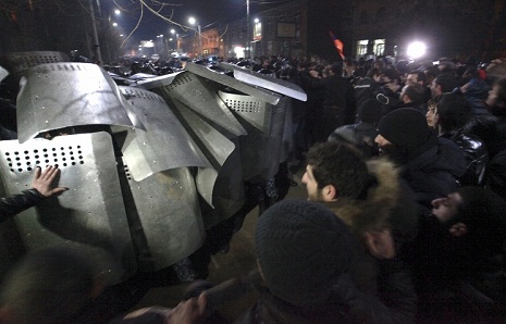 Protest takes place in Armenia